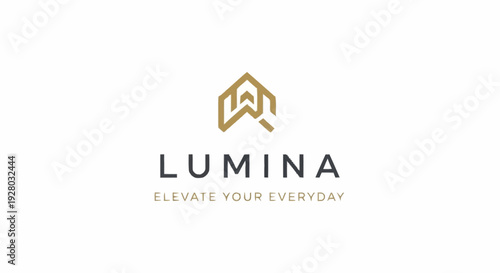 Lumina Logo Design with Slogan Text.