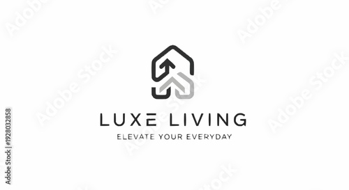Luxury Living Logo Design Concept.