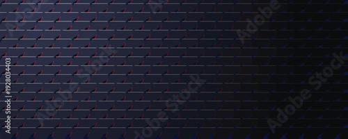3D Dark Turbine Blade Background with Red Neon Glow for High-Performance Cooling and Hardware Tech