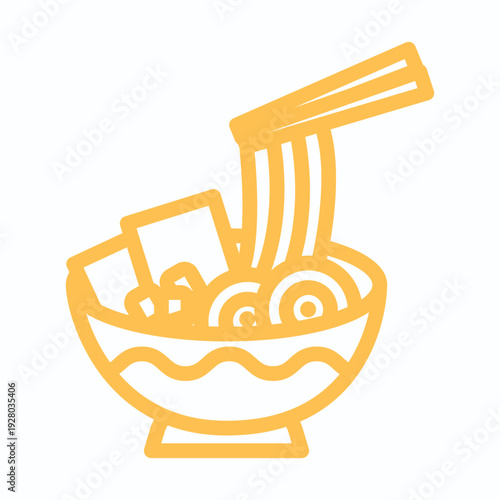 Logo of an Food Business mi ayam noodles
