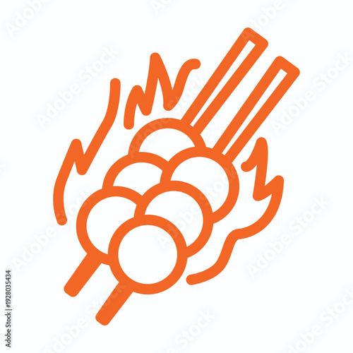 Logo of an Food Business bakso bakar