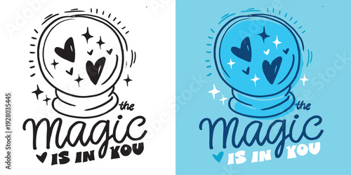 Trendy hand drawn doodle lettering quote. Lettering for t-shirt design, mug print, bag print, clothes fashion. 100% hand drawn vector image.
