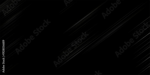 Abstract black background with dynamic light streak lines modern tech texture