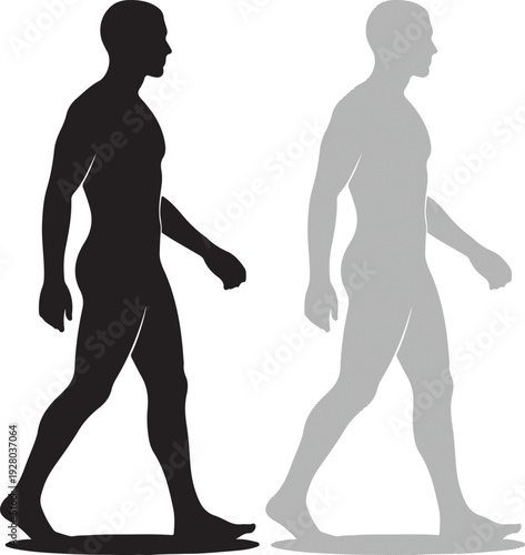 Vector graphic illustration of gps map pins in black and grey with gps label on a clean white background for navigation and location services.