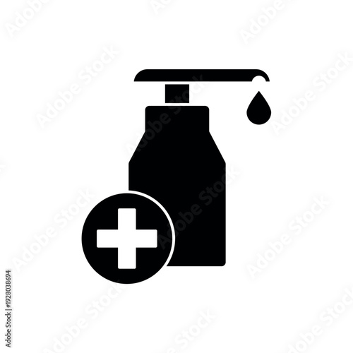 Hygiene icon, isolated on white background.