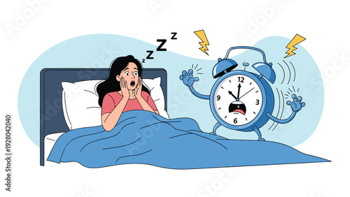 Advanced robot takes over office job while human employee walks away with box of personal items after being fired.