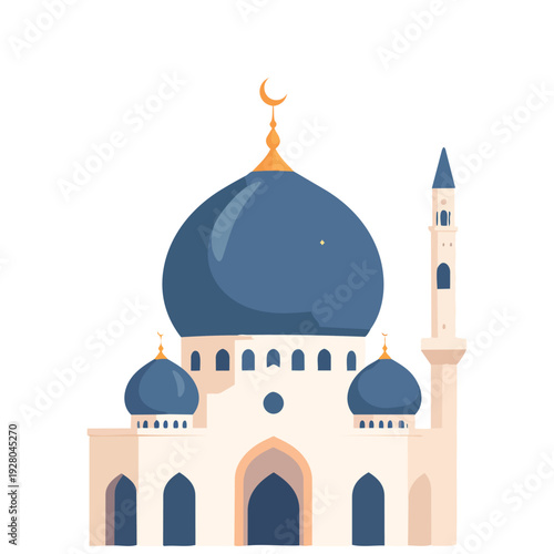 Cute Eid Ramadan Illustration