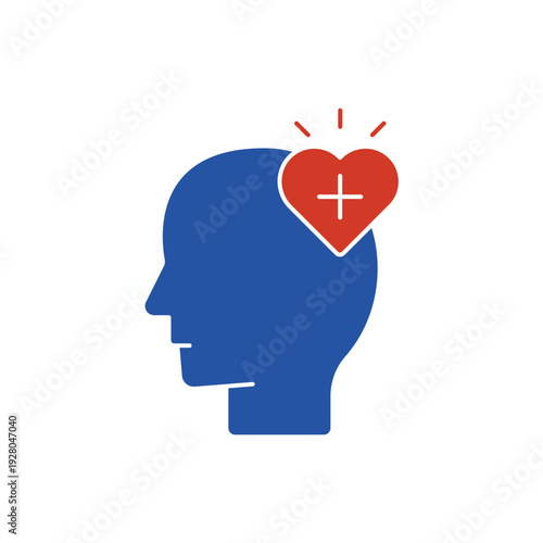 Health awareness icon, isolated on white background.