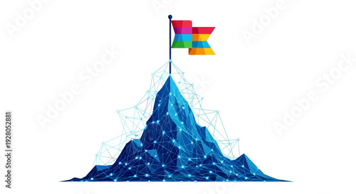 Marketing funnel illustration depicting awareness interest consideration and conversion