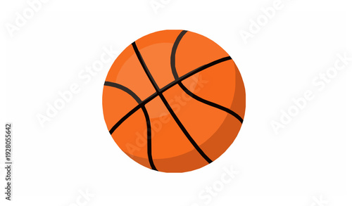 Basketball Ball Vector – Classic Sports Icon