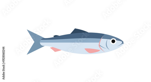 Fish Side View Illustration.