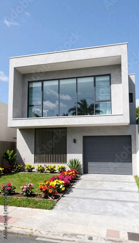 Wallpaper Mural balcony with flowers Torontodigital.ca