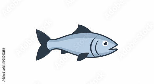 Fish Side View Illustration.