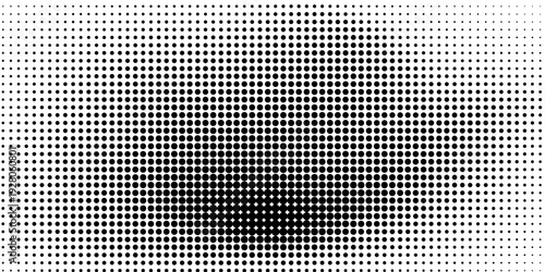Dotted gradient vector illustration, white and black halftone background, eps 10.
