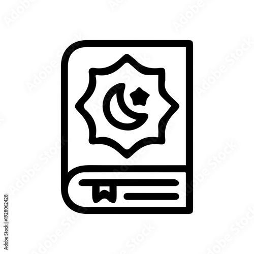 Islamic Holy Book Icon