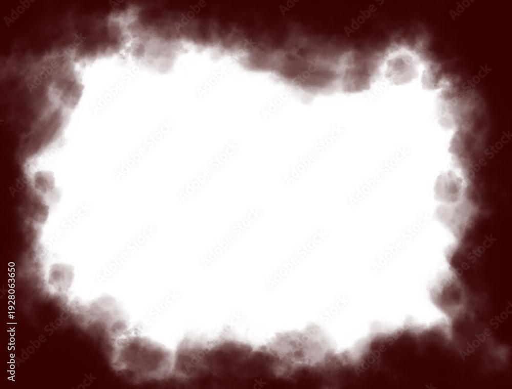 Fototapeta premium maroon cloud frame