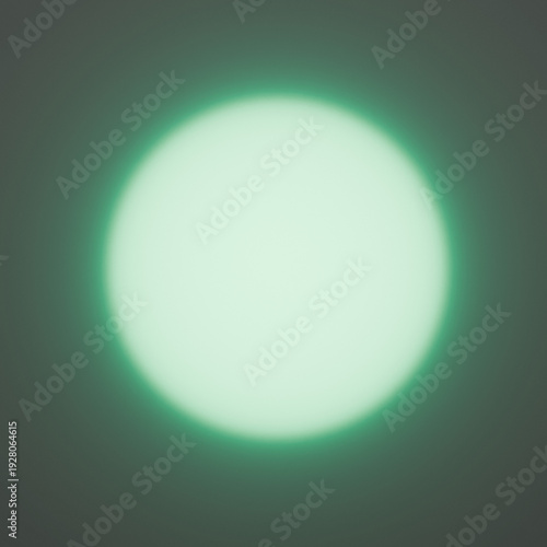 Neon Green Light Burst with Soft Halo – Futuristic Background