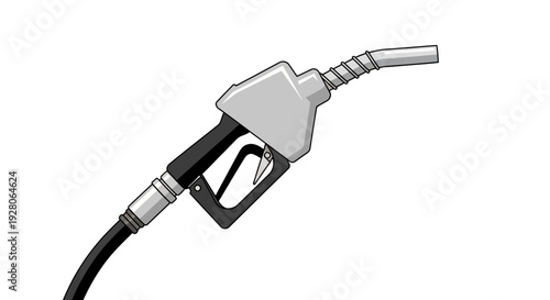Gas Pump Fuel Nozzle.
