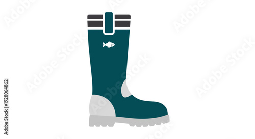 Green Fishing Boot.
