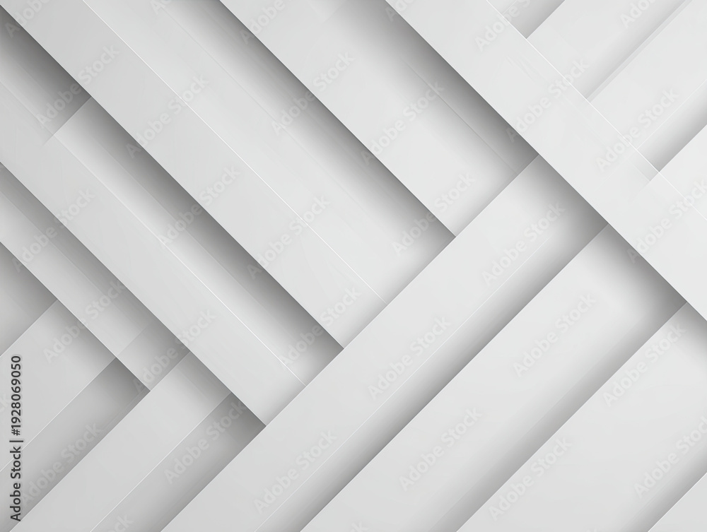 Obraz premium Intersecting white abstract planes create a dynamic, layered geometric pattern