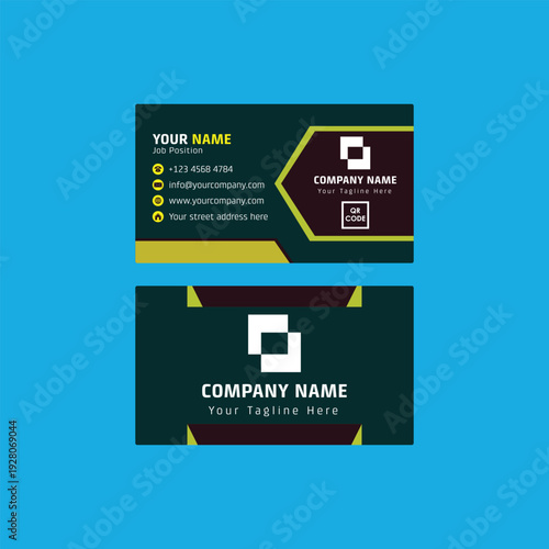 Professional business card design template