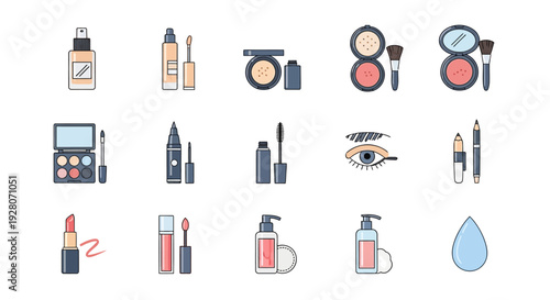 Makeup Cosmetic Products.