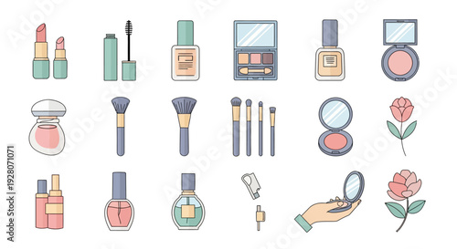 Makeup Cosmetics Beauty Products.