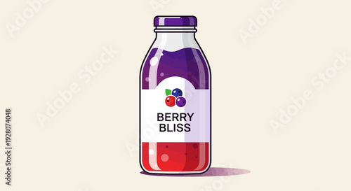 Berry Bliss Juice Bottle.