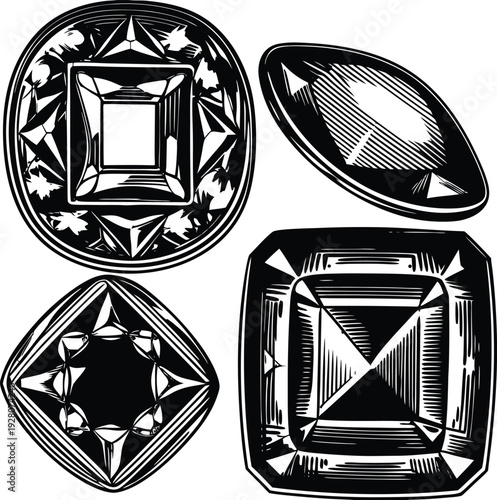 Minimalist icon representing a vector file format