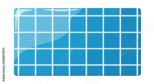 Blue Grid Pattern Background.