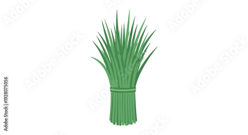 Bunch of Green Reeds.