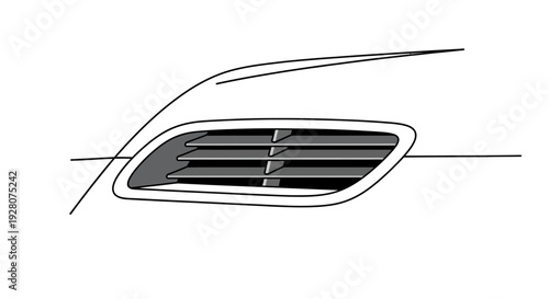 Car Air Vent Outlet.