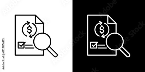 Evaluate Icon Sheet Black And White