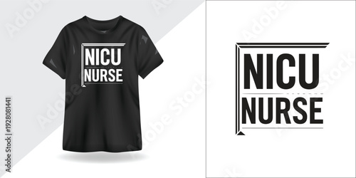 NICU Nurse – Inspirational Minimalist Typography for Healthcare & Nursing