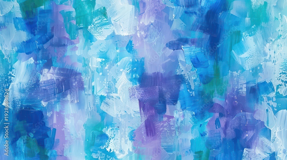 custom made wallpaper toronto digitalAbstract painting featuring a blend of vibrant blue and purple hues with textured brush strokes