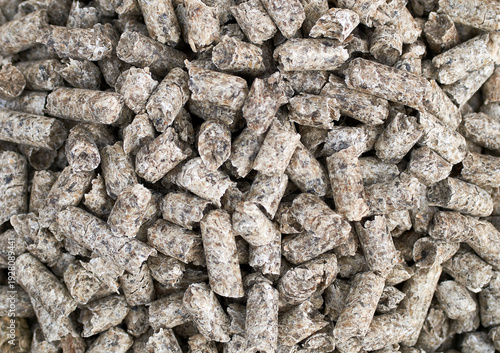 Background from compound feed. Feed for pigs, cows, chickens. Compound feed