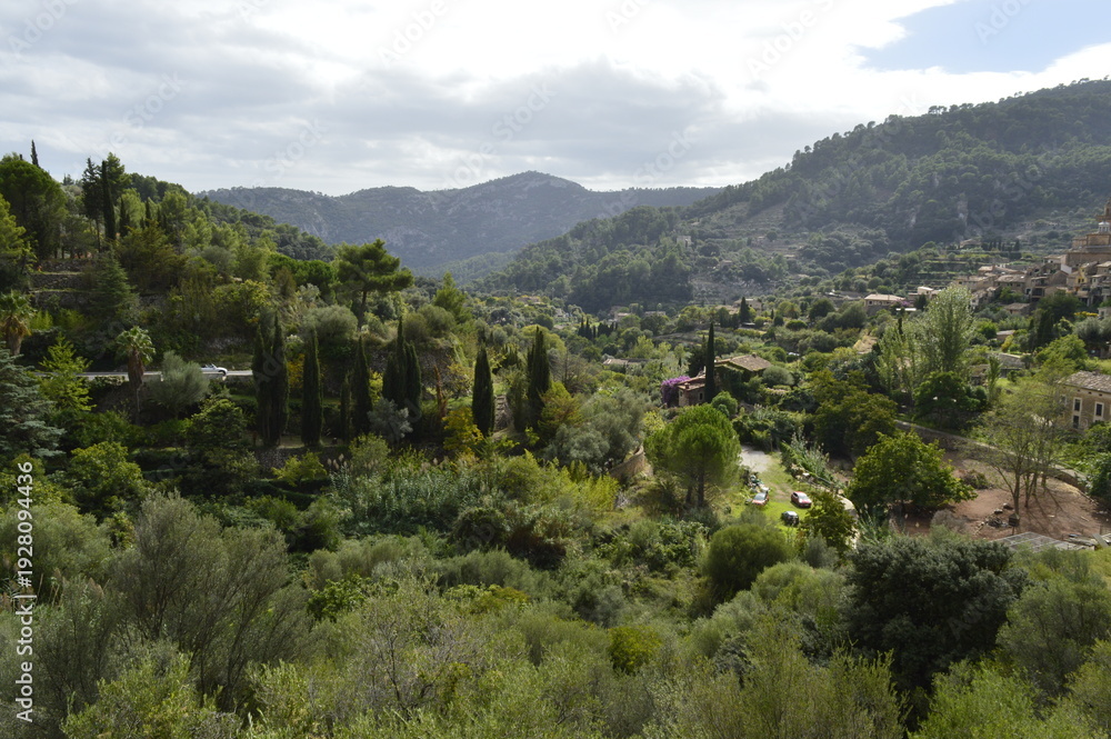 Obraz premium Serra de Tramuntana em Mallorca na Espanha