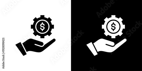 Invoices Icon Sheet Black And White
