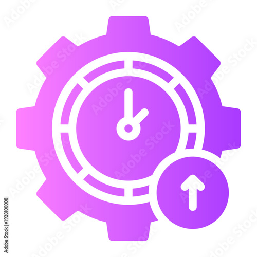 up arrow gradient icon