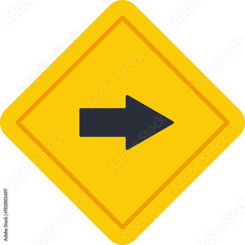 Flat Simple Arrow Sign Directional Icon in Yellow Diamond Shape Free Download Flat Simple Arrow Sign Directional Icon in Yellow Diamond Shape - GFXLoad