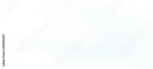 A minimal abstract background featuring a soft light gray base with a blue dotted gradient pattern.