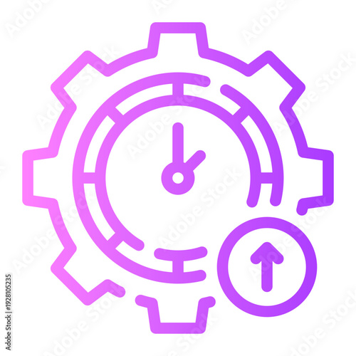 up arrow gradient icon