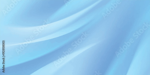 Abstract deep blue background with elegant satin wavy layers eps10