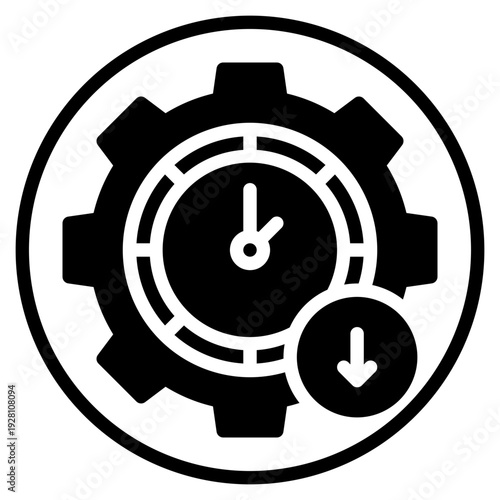 down arrow glyph icon