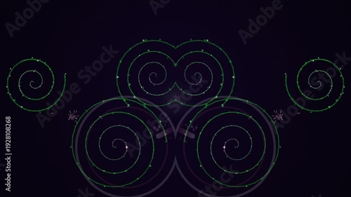 abstract background with circles