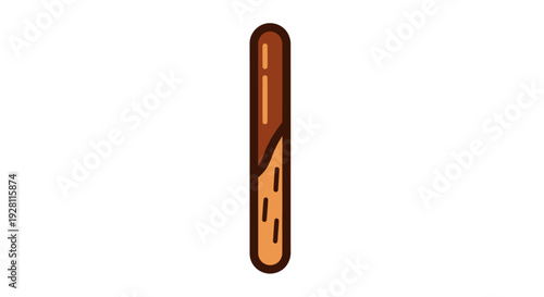 Brown Kaval Recorder Flute Musical Instrument.