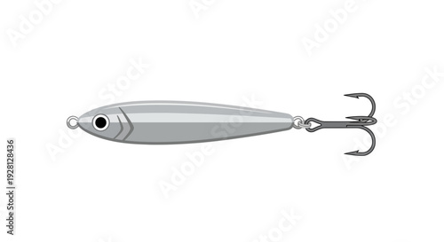 fishing lure isolated on white background
