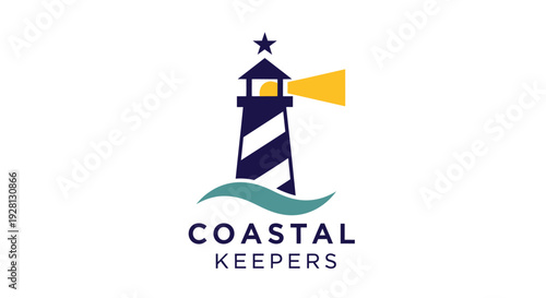Coastal Keepers Lighthouse Logo Design.