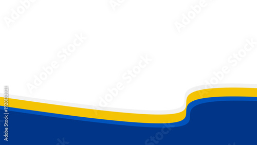 Dynamic blue and yellow abstract background. Clean and professional design composition ideal for corporate presentations, website headers, banners, and branding materials.