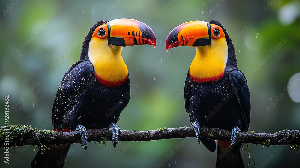 Obraz premium toucan on a branch